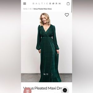 Baltic Born Venus Pleated Maxi Dress